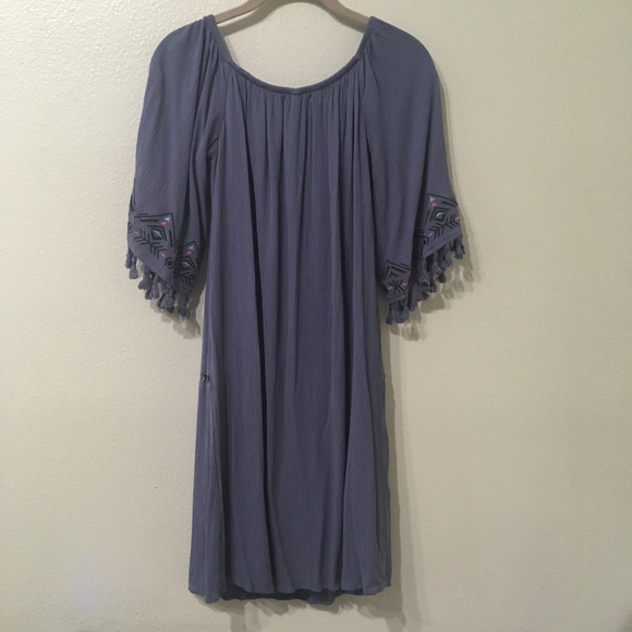 Fire Los Angeles Purple Boho Sundress - Picture 3 of 6